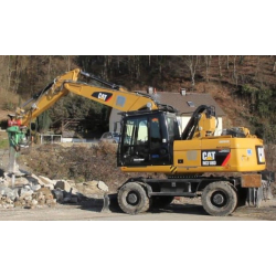 Serwisowe instrukcje napraw do koparka kołowa Caterpillar M318D D8W WHEELED Excavator Schematy instalacji  DTR instrukcje  montażu